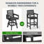 Tabourets de bar pivotants d'extérieur-1019044724