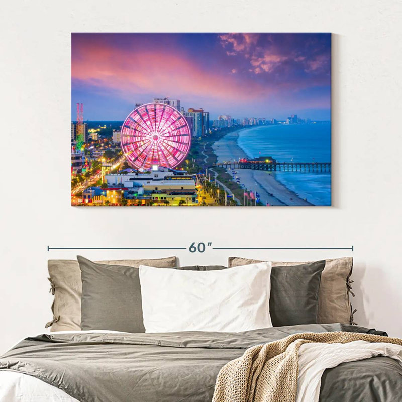 Nicci Myrtle Beach Lights, 34" H x 51" W