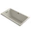 Tea for Two 66" x 36" Drop In Air Bathtub-1824622661-1824622682
