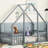 Grey Twin House-Shaped Bed With Guardrails And Fence - Crafted From Materials For A Restful Night's Sleep Wood House Structure Offer Secure Peaceful Sleeping Experience-1386280310