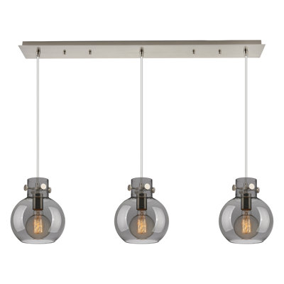 Luminaire suspendu sphère 3 lumières Amrith