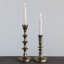 2 Piece Aluminum Tabletop Candlestick Set