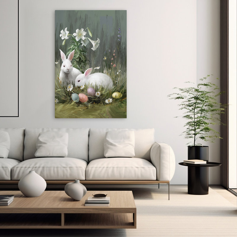 Bunnies and Bunny Seasons III Art, H 60 po x l 40 po