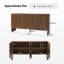 160 cm Wide Modern 4 Door Fluted Sideboard with Cable Management-131213712