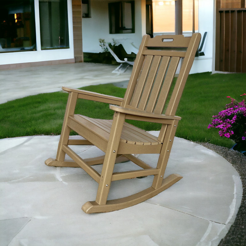 Chaise berçante d'extérieur 42 po, Sable
