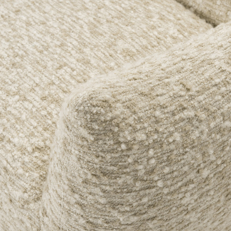 Margot Swivel Chair-Solema Cream, Solema Cream Boucle