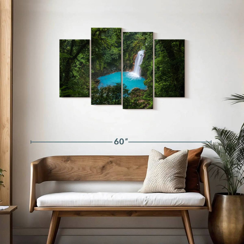 Cascade Alvord Rio Celeste, H 27 po x l 43 po