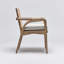 Delray 19'' H Genuine Leather Upholstered Mahogany Armchair-90795068