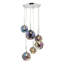 Cheleb 6 - Light Polished Chrome Cluster Pendant