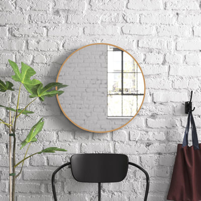 Avon Metal Round Wall Mirror