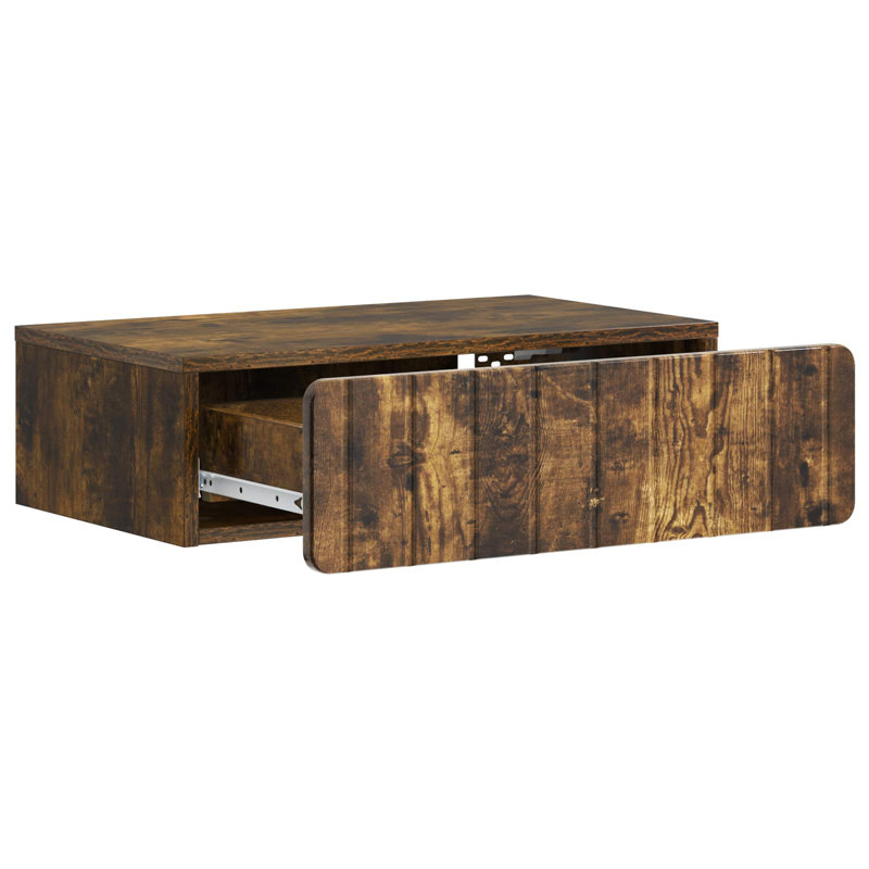 End Table, Smoked Oak