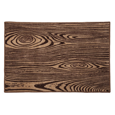 Washable Abstract Indoor Rug