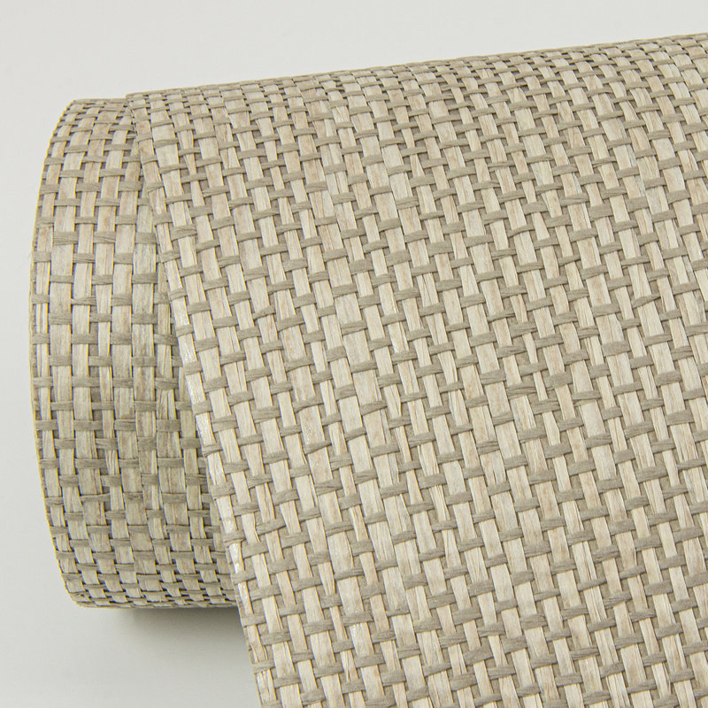 Loom Abstract Wallpaper Roll, Taupe