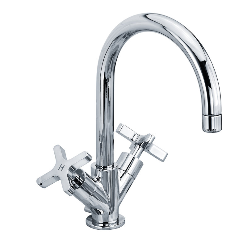 Kafka Single Hole Bathroom Faucet, Polished Chrome
