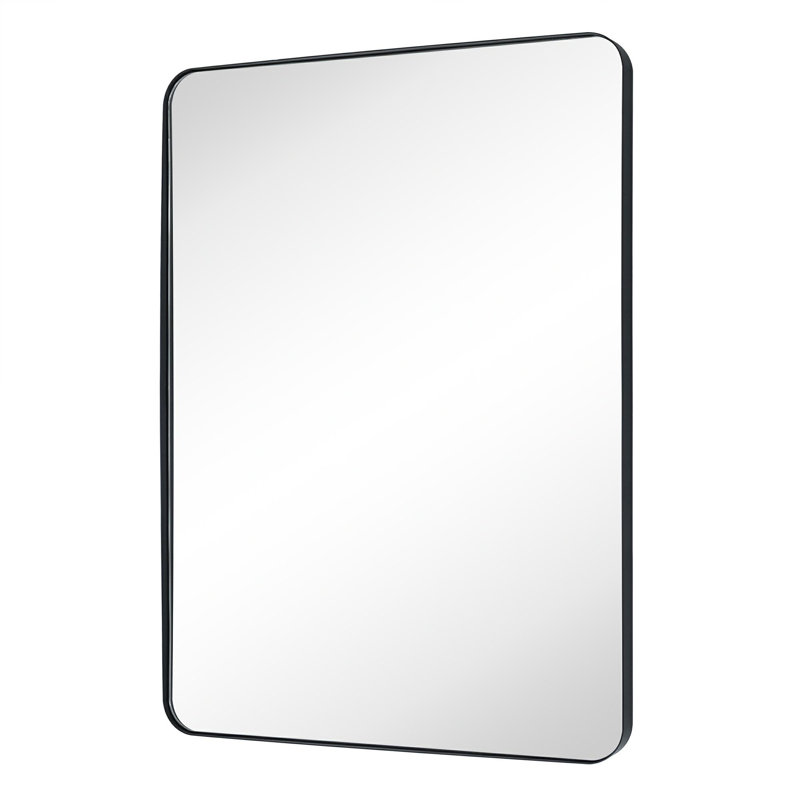 Miroir de salle de bain Javeion, Noir, 48 po x 36 po