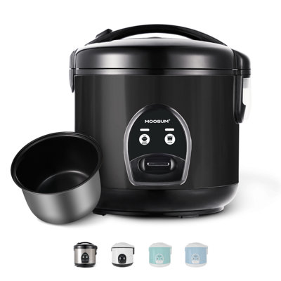 Rice Cooker Maker 10-Cup(Uncooked) with Steamer, Ceramic coating, BPA Free, Big capacity,
