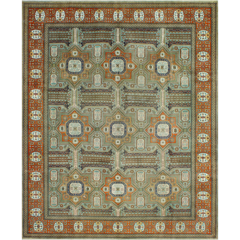 Tapis bleu Khylar