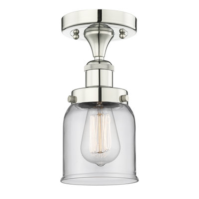 Pontus Glass Semi Flush Mount