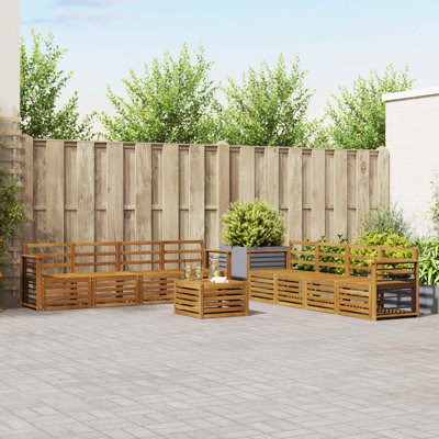 249cm Wide Patio Sectional Set