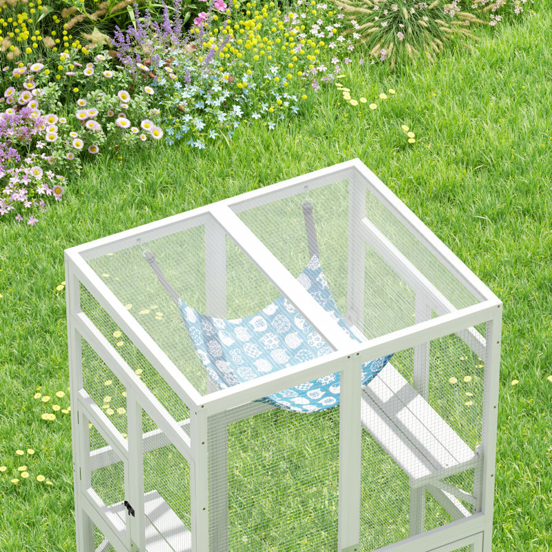 Cat Cage, White