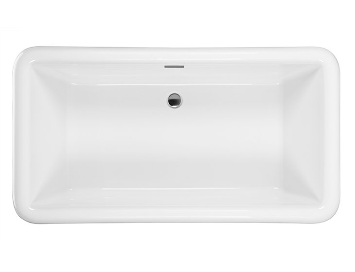 Parisian® 1 66" Freestanding Soaking Bathtub, 66" L x 35.75" W x 23" H