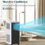 Climatiseur portatif de 8 000 BTU, refroidit les pièces jusqu'à 350 pieds carrés, unité 3-en-1 avec modes ventilateur et déshumidificateur, comprend une télécommande, une minuterie 24H, un ensemble facile à installer et des roulettes pour le bureau de la chambre à coucher