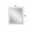 Miroir Gaines 34 po x 39 po, finition rose ultrabrillant-1554619315