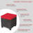 Wicker Outdoor Ottoman