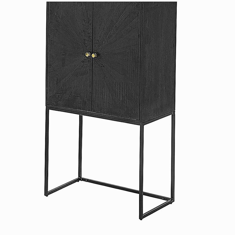 31.5x16.5x60" Cabinet, Black
