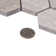 Textured Honeycomb Hexagon Marble Mosaic Tile