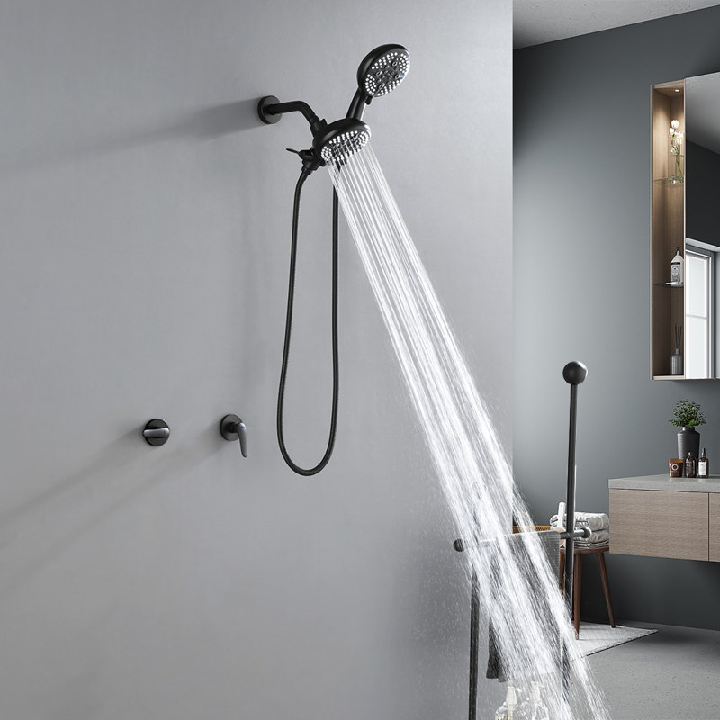 Dual Function Complete Shower System, Matte Black