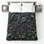 Couvre-lit matelassé à motif de feuilles vertes toutes tailles-126079412