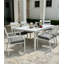 Zella 72.05'' Rectangular 6 - Person Outdoor Dining Set with Cushions-1490825866