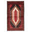 One-of-a-Kind 3'3" X 6'0" 1990s Wool Area Rug in Red