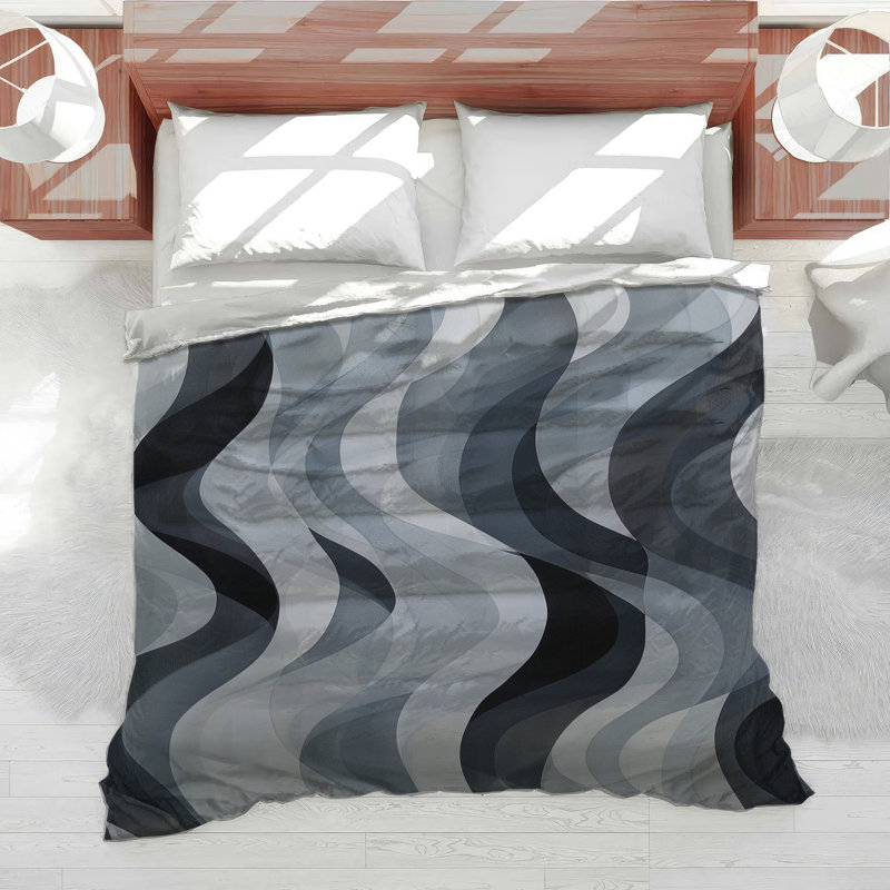 Abstract Bedding Waves Comforter Flow, Twin Comforter