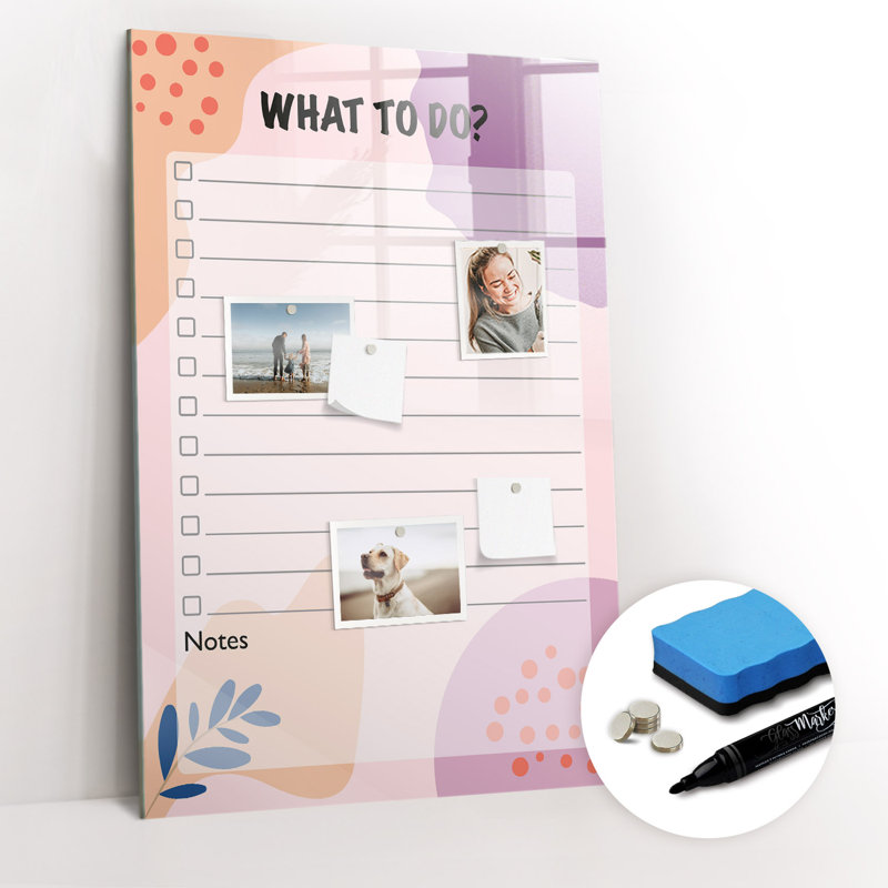 Magnetic Glass Dry Erase Board