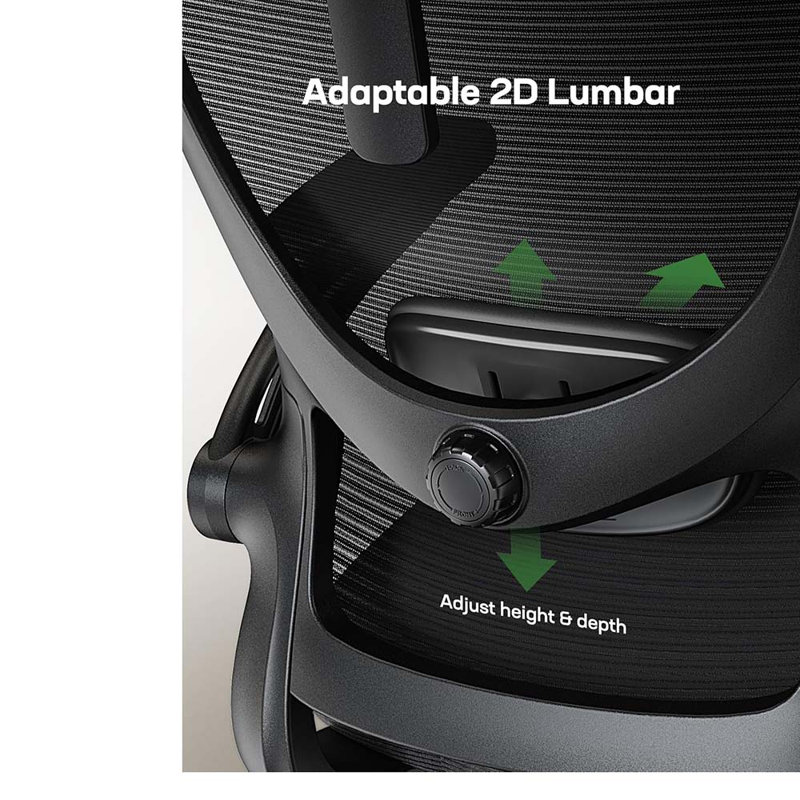 Ergonomic Game Chairs With Headrest Mesh Computer Desk Chair With Adjustable Lumbar Support Rolling Work Swivel Task Chairs With Wheel 3D Armrests