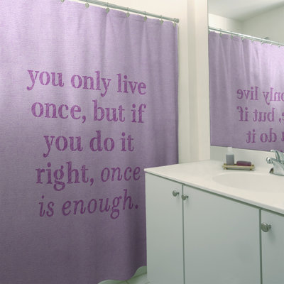 Shower Curtain with Liner Included