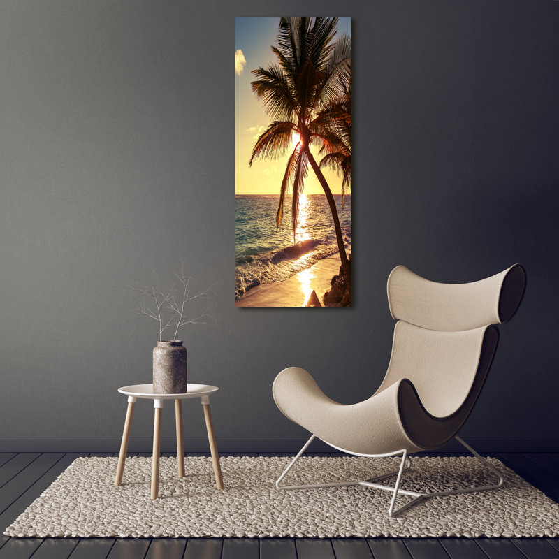 Tropical Beach - Wrapped Canvas Print