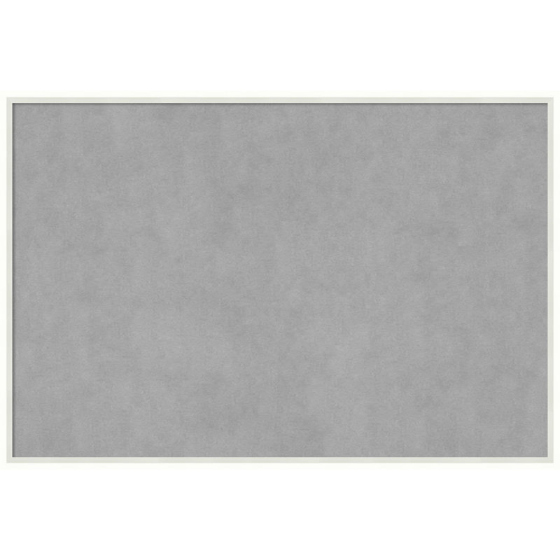 Tableau magnétique encadré blanc Lucie, H 25 po x l 37 po