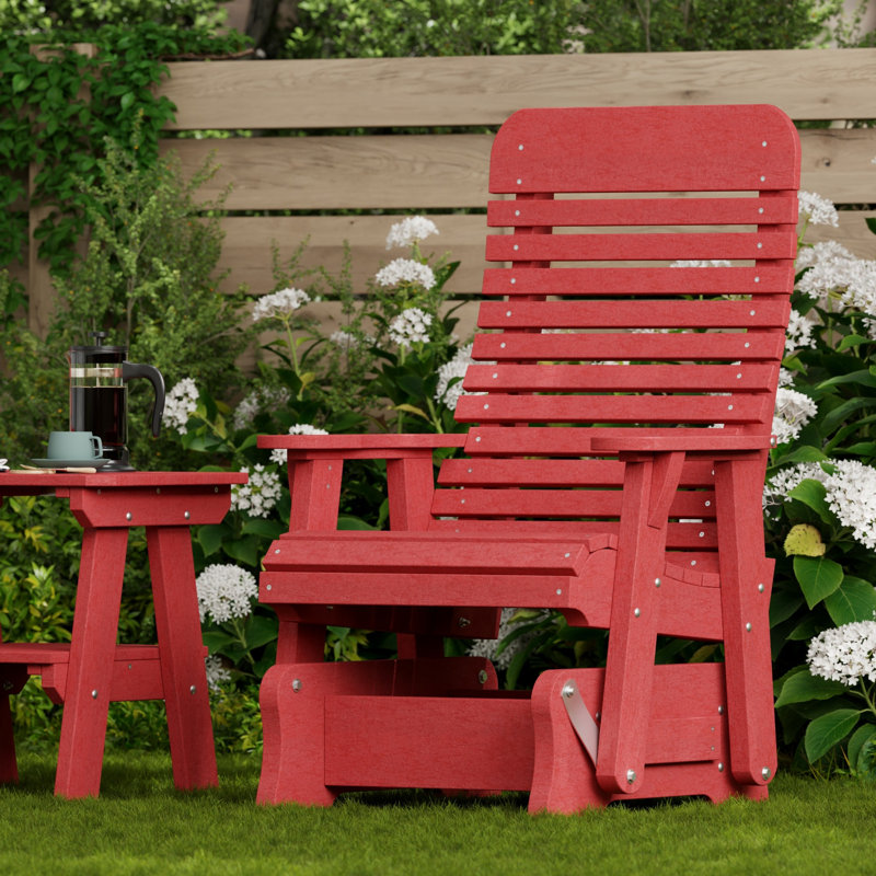 Fauteuil oscillant simple Signature, Rouge cardinal