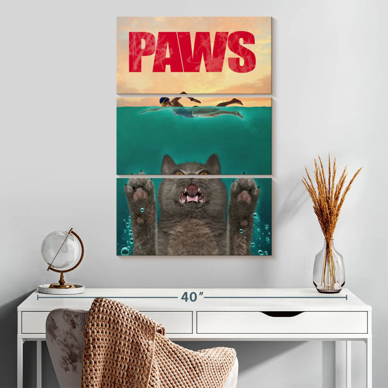 Ketti Paws I, 32" H x 20" W