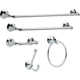 Linden™ Wall Mount Round Closed Towel Ring Bath Hardware Accessory