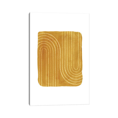 " Rust Mustard Art " Painting Print