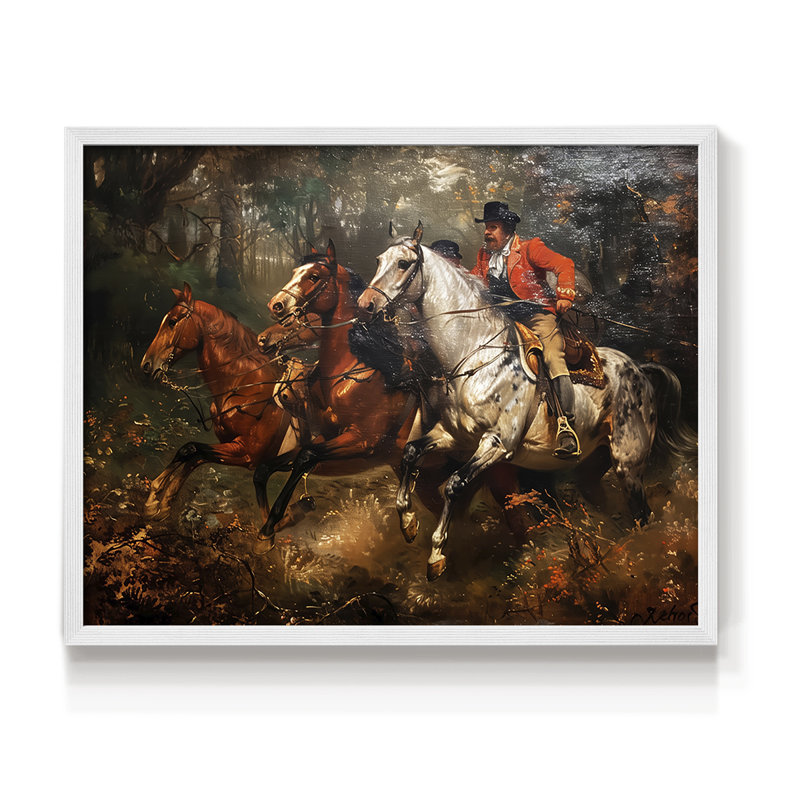 Faune - Lxxiv - Reproduction encadrée - Restickable, H 8 po x l 10 po, Blanc