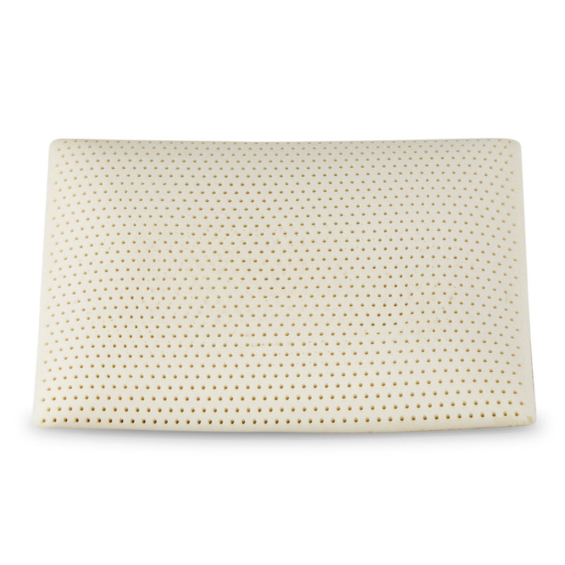 King Size White Talalay Latex Hypoallergenic Pillow