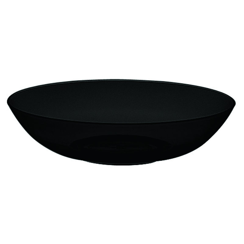 Bol profond en polycarbonate - 6 pièces, Noir, noir, noir, noir