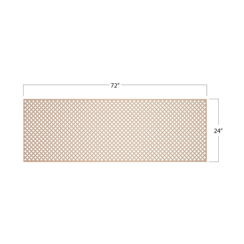 Panneau mural 72 po x 24 po Shiplap