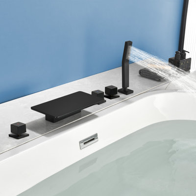 Robinet de baignoire romaine à fixation sur le comptoir