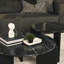 Table de bout en marbre véritable à 3 pieds-1222037453